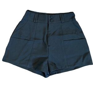 High waist In the Style black black shorts with pockets - girls size 10